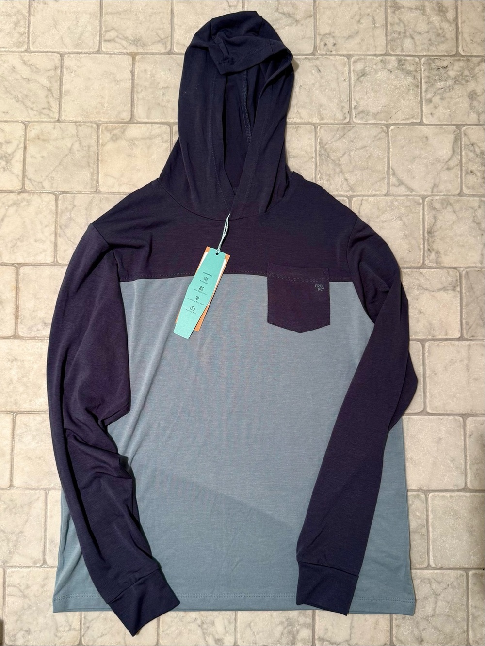 Free Fly Youth Bamboo Shade Hoodie – Size L – New With Tags-YOUTH